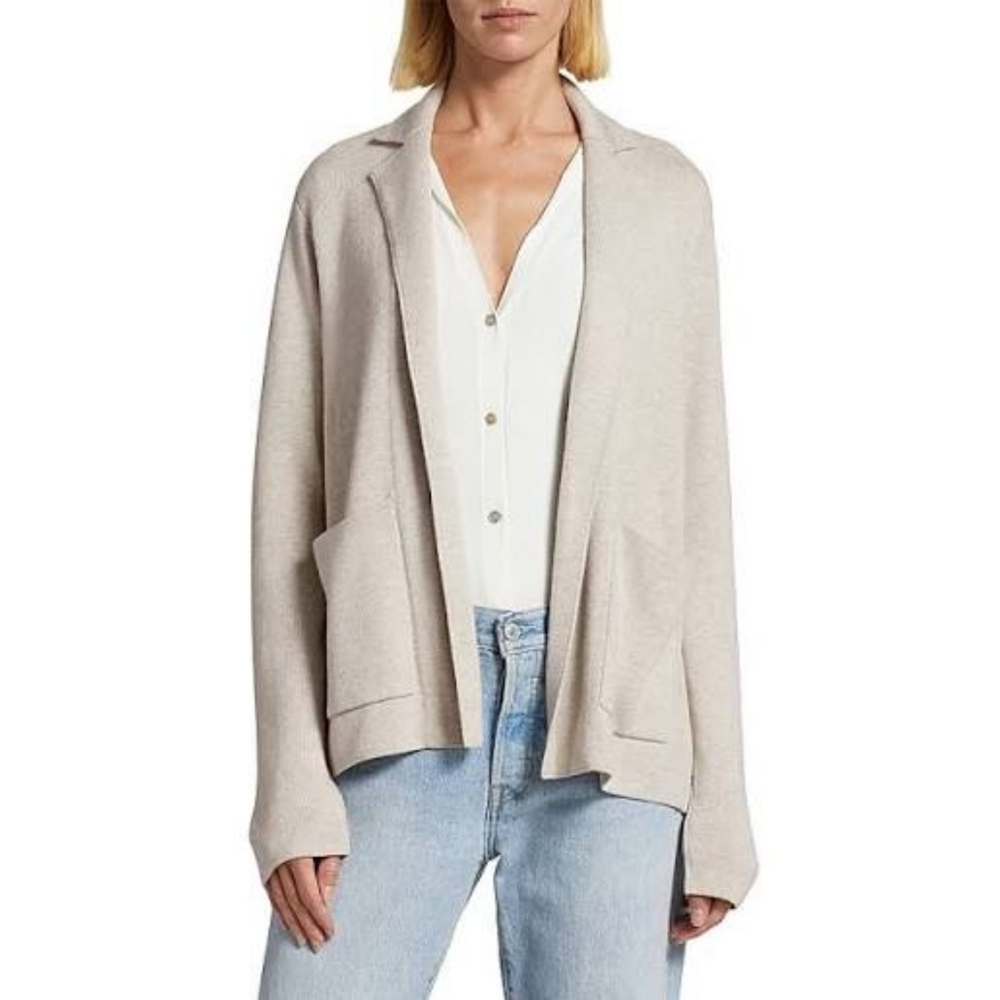 Splendid Women's Estelle Knit Cashmere Blend Sweater Jacket Cardigan Size Large
